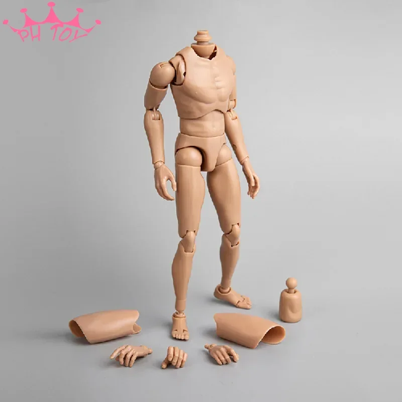 In Stock B001 B002 1/6 Scale Upgrated Wide/Narrow Shoulders Skin Color Caucasian Body for 12'' Action Figure Toy