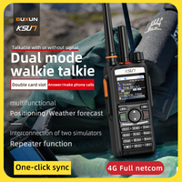 KSUT CT70 gps beidou positioning single call group call 4g poc radio network analog dual mode walkie talkie phone