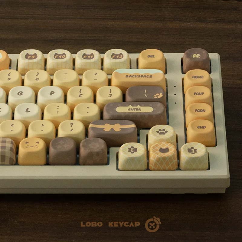 

MEOW Theme Keycaps Set PBT MOA Profile 139keys Custom Original Handmade Keycaps for Mechanical Keyboard Accessories Gift DIY