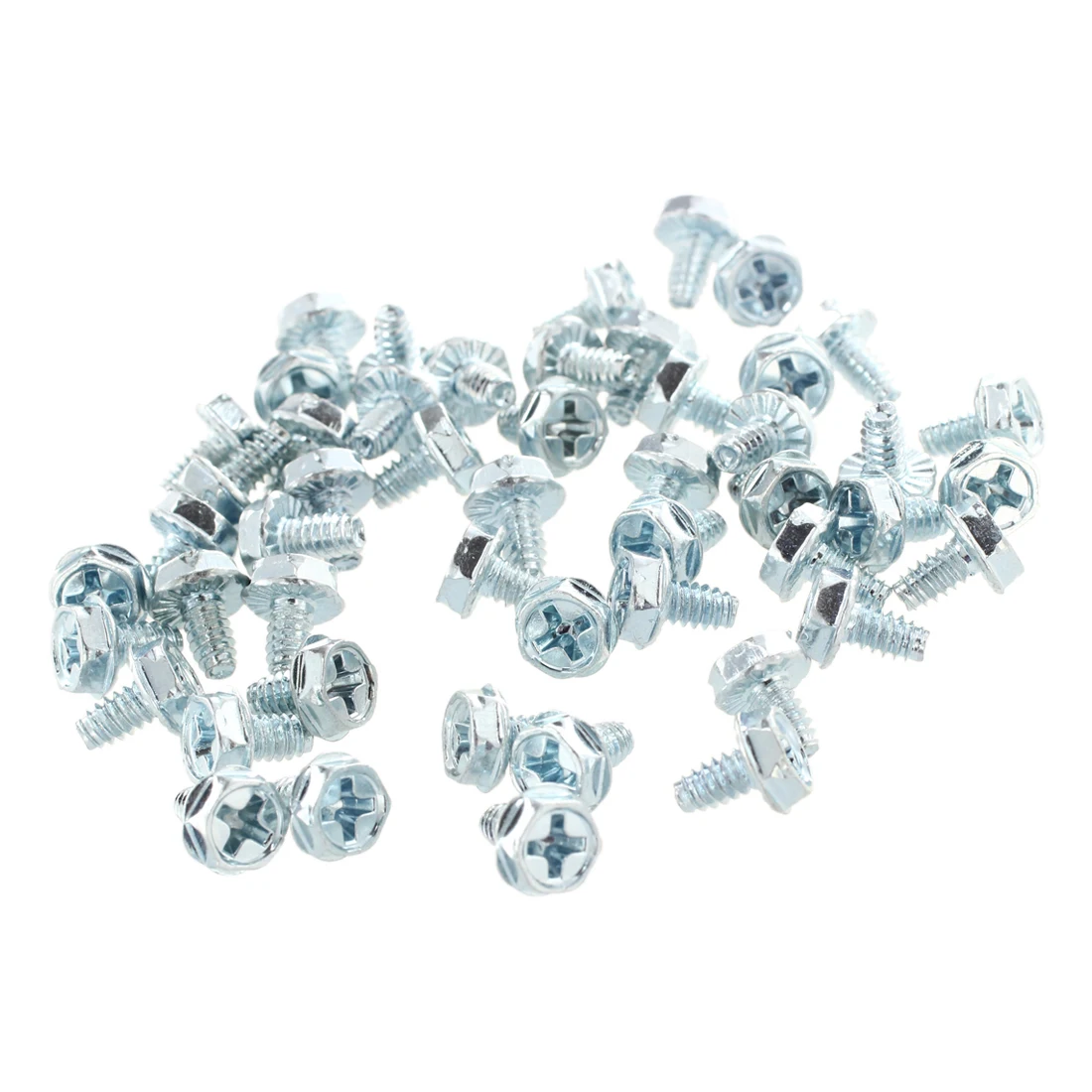 50 PCS Quadrex Head Short Computer Case Motherboard Screws-A27I