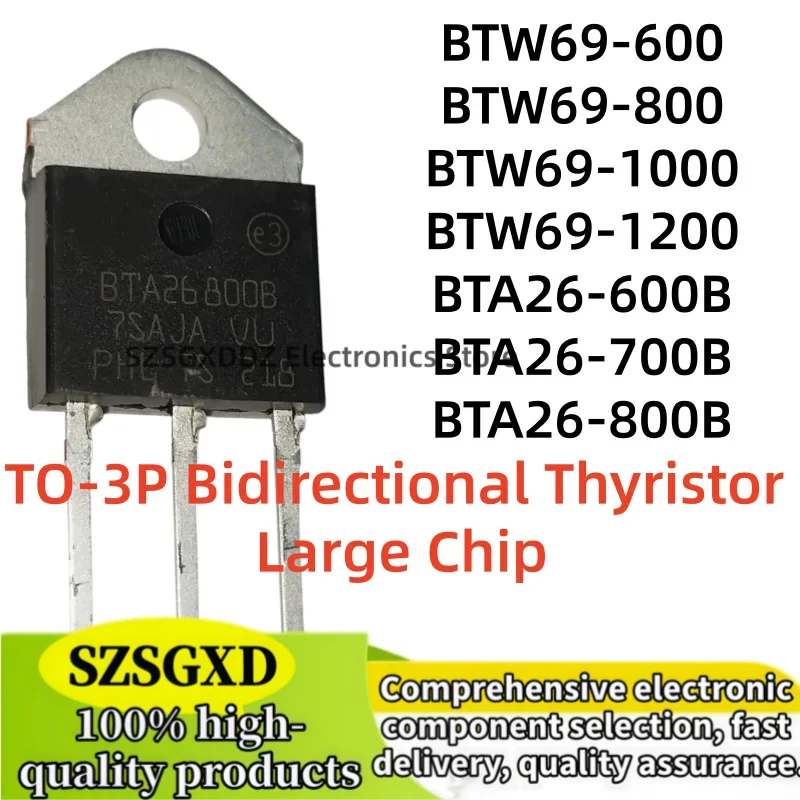 10-20Uds new BTA26-800B BTW691200 BTA26600B BTA26800B BTW69-600 BTW69-800 BTW69-1000 BTW69-1200 BTA26-600B BTA26-700B TO-3P