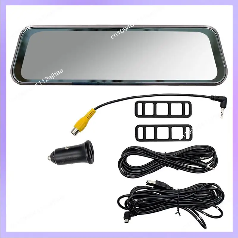 N83R Rearview Mirror Recorder 9.36 Inch Carplay Driving Recorder Streaming Media HD Large Screen Bluetooth