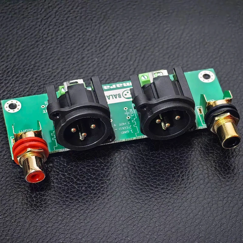 XLR balanced input and output board RCA model and 3 + parallel can realize simple single-ended balanced mutual rotation