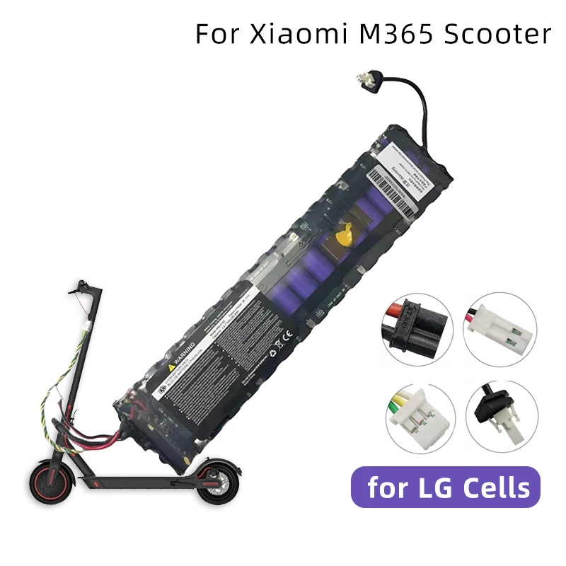 For Xiaomi MiJia Electric Scooter M365 Battery Pack with Communication 36V 7800mAh 18650 4 Ports Built-in BMS Protection