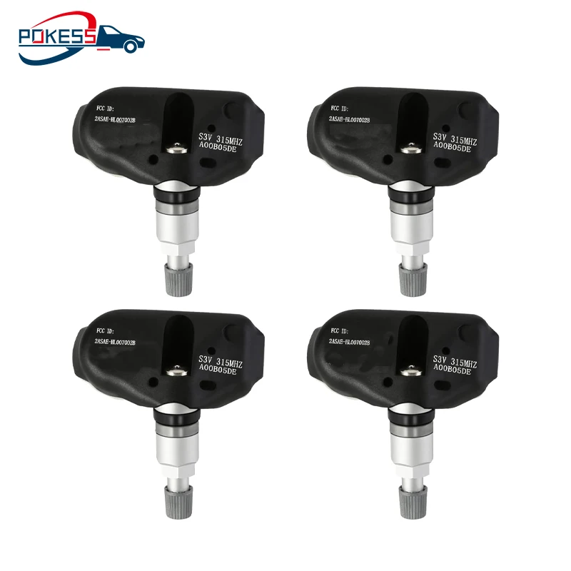 

4Pcs/set TPMS Sensor Replacement For HONDA Pilot Ridge Tire Pressure Sensor 315MHZ 06421S9VA03