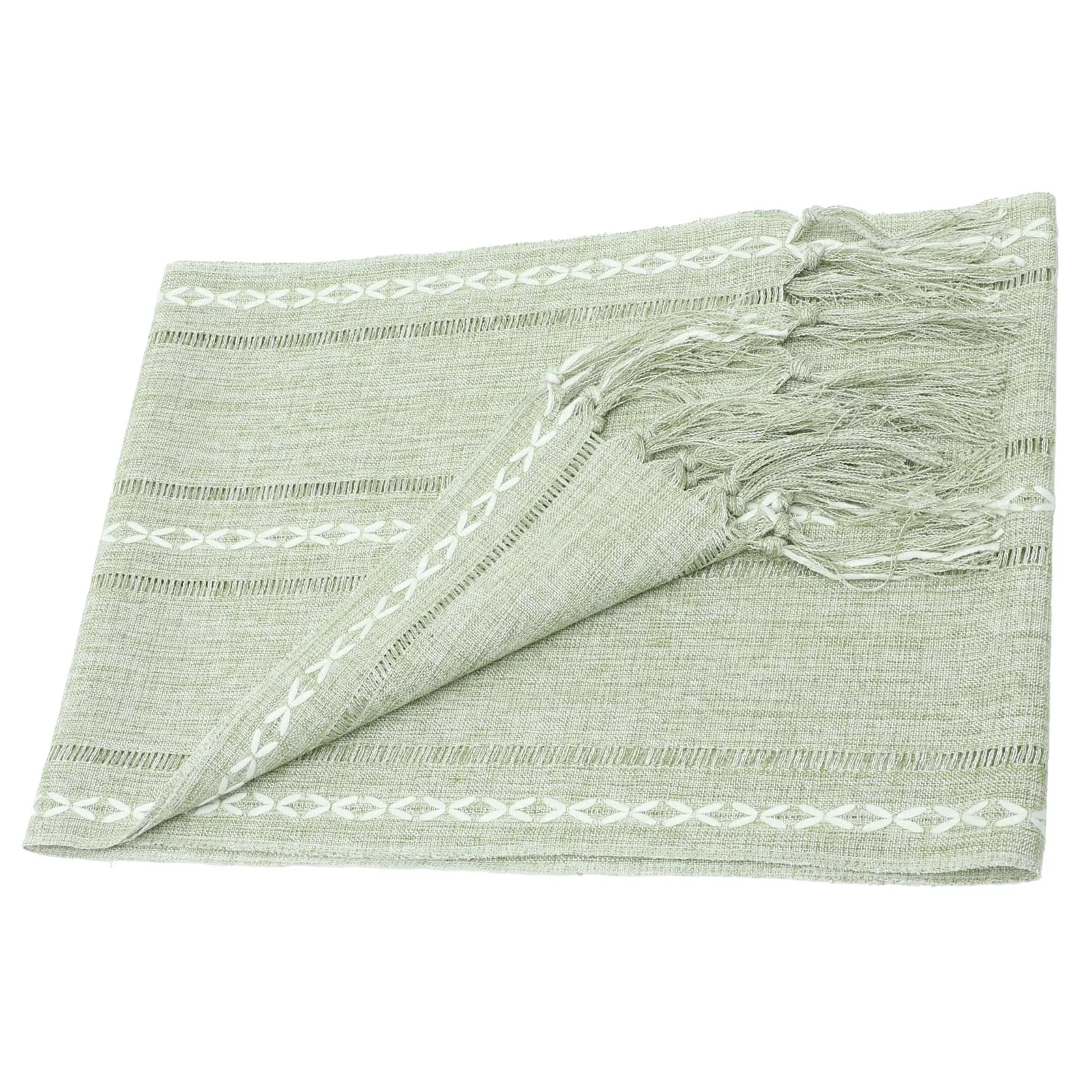 

Rustic Farmhouse Table Runner Tassel Long Decorative Table Cover Banquet Wedding Party Dining Decor Party Favor