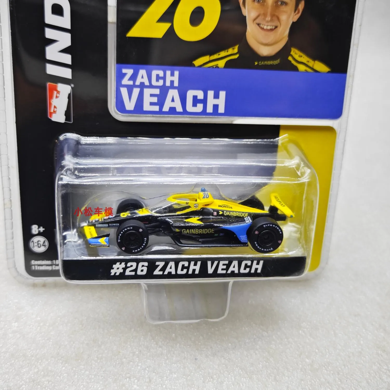 

Green Light 1:64 2020 NTT Indycar Series -#26 Zach Veach/Gainbridge Child Boy Birthday Gift