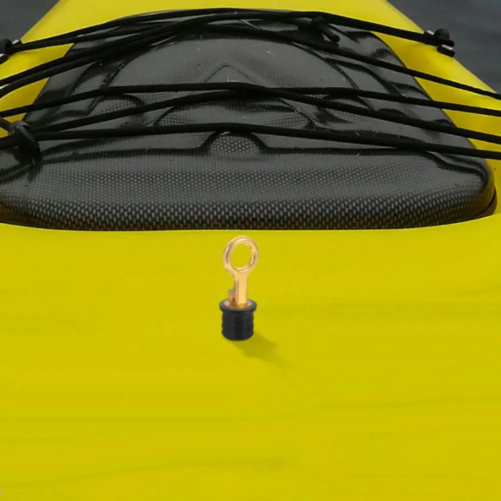 

Sturdy Brass Handle Drain Plug Rubber Plug 1 Inch Boat Accessories Snap Handle Brass Material Compression Plug Fishing