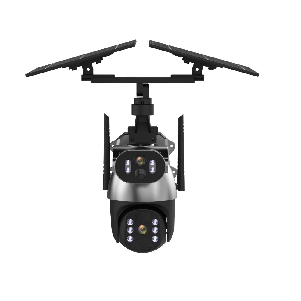 SZGOING في الهواء الطلق 6MP عدسة مزدوجة كاميرا الأمن اللاسلكية واي فاي 4G للرؤية الليلية GSM بطاقة Sim PTZ تعمل بالطاقة الشمسية IP CCTV CMOS الاستشعار #4