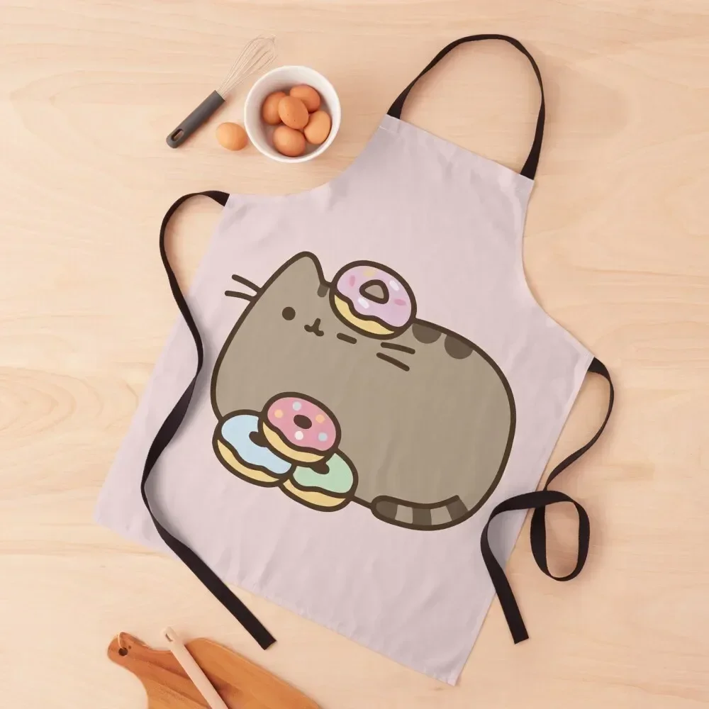 

Cat| Cake Apron with personal logo Household Items Useful Woman Kitchen Kitchenware Apron