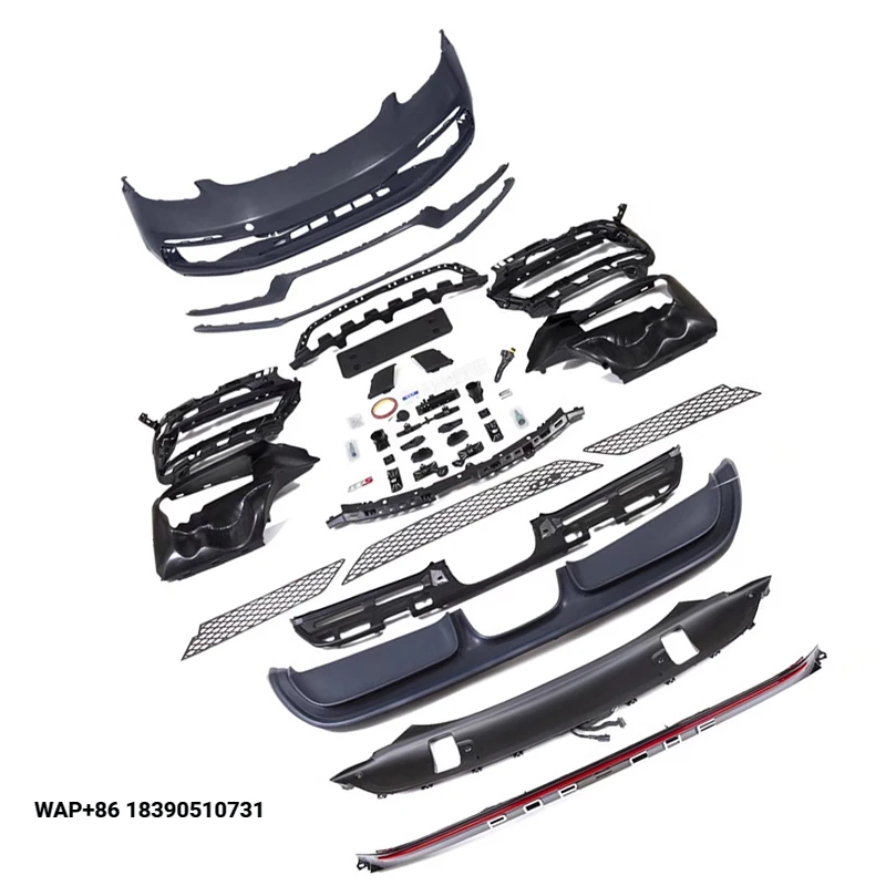 

Front Bumper Rear Diffuser Rear LED Light Tail Lamp Body Kit for Cayman 718 BodyKit Upgrade to GTS Style