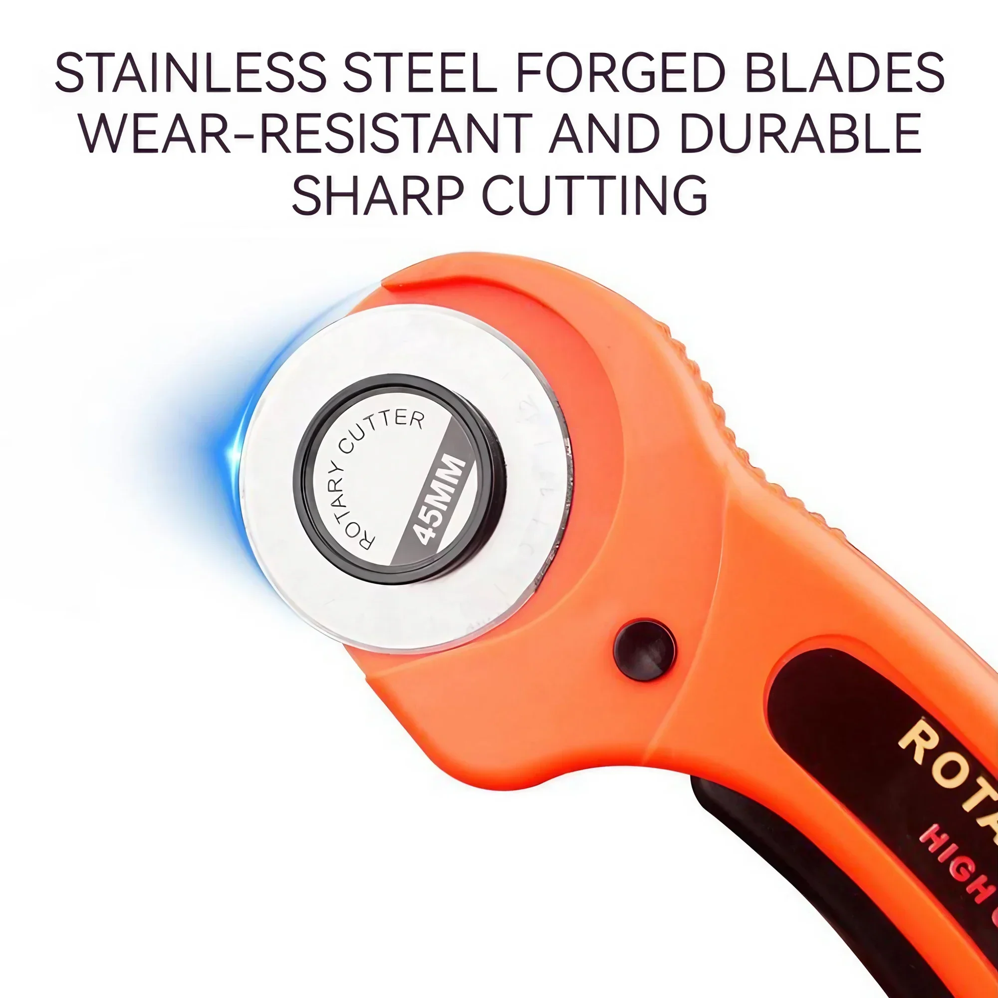 Rotary Cutting Wheel Knife for Fabric Leather Manual Cutter Round Tool for Quilting Crafting DIY Sewing