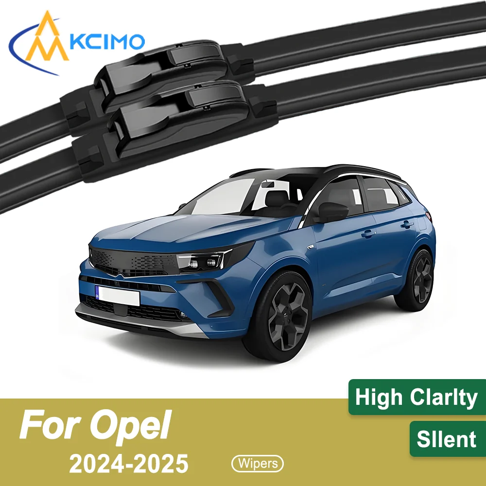 

Комплект из 2 чудовых щеток стеклоочистителя для Opel Grandland 2024-2025, всесезонная, прочная, тихая, бесперебойная видимость