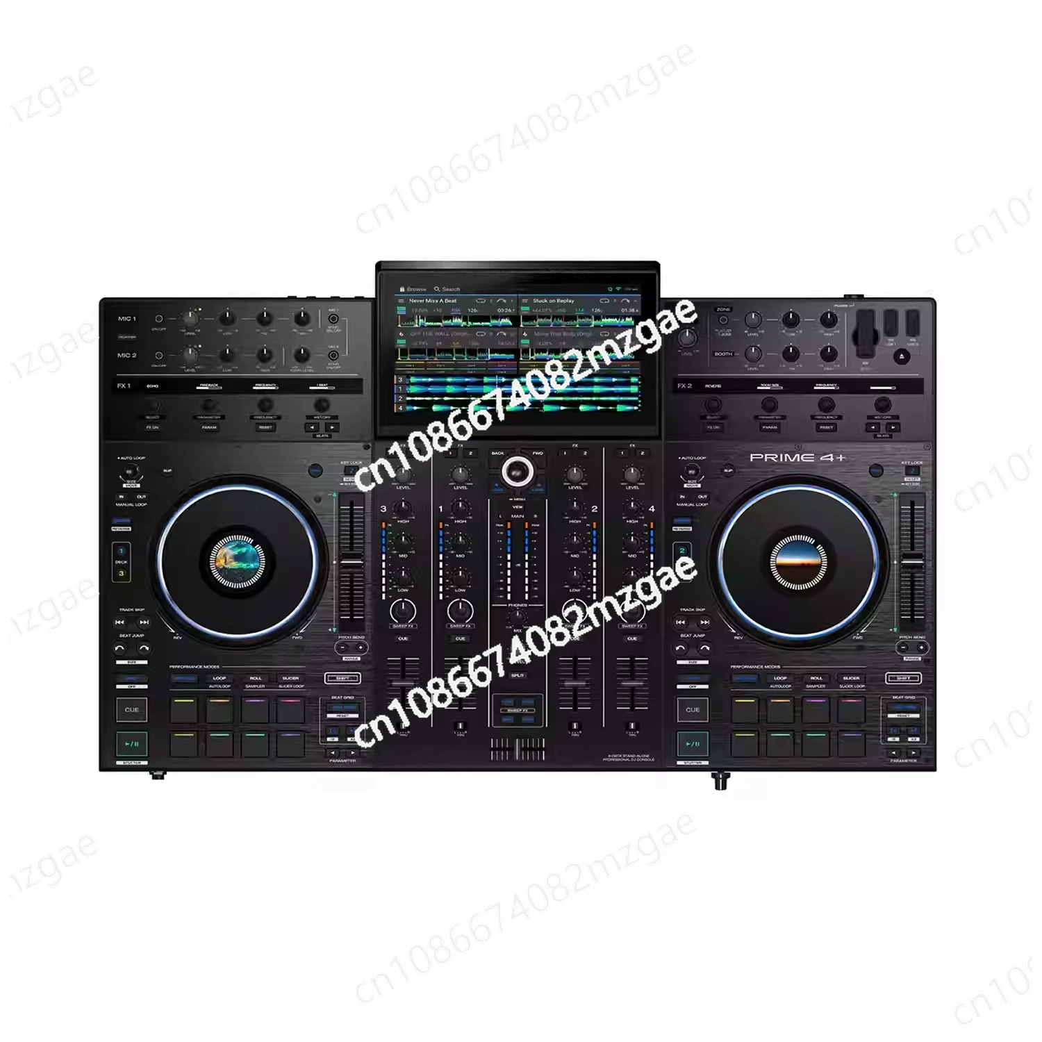 Standalone DJ Controller Mixer 4 Decks Performance Sampler FX Touchscreen Beatport Link Streaming