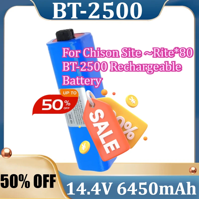 

For Chison Site ~Rite*80 BT-2500 Rechargeable Battery New BT-2500 High Quality 14.4V 6450mAh Battey