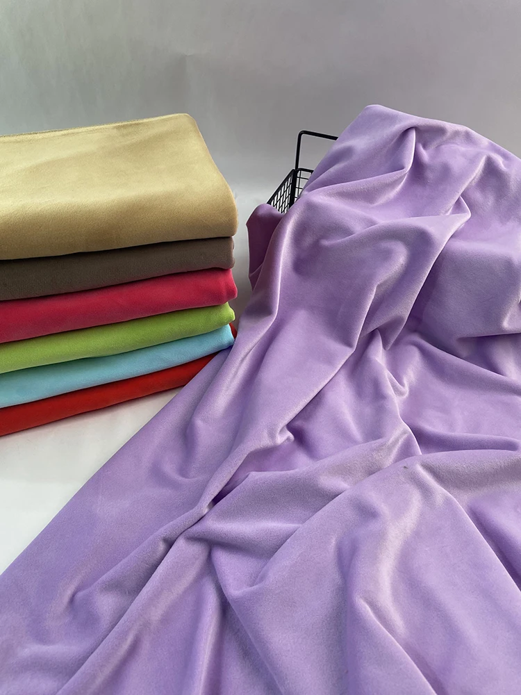 40 Farben 50x50cm Stretch Mochi Glatter Minky Stoff Hopen 95 % Polyester 5 % Spandex Stretch 4-seitiger Plüschstoff für DIY-Nähspielzeug
