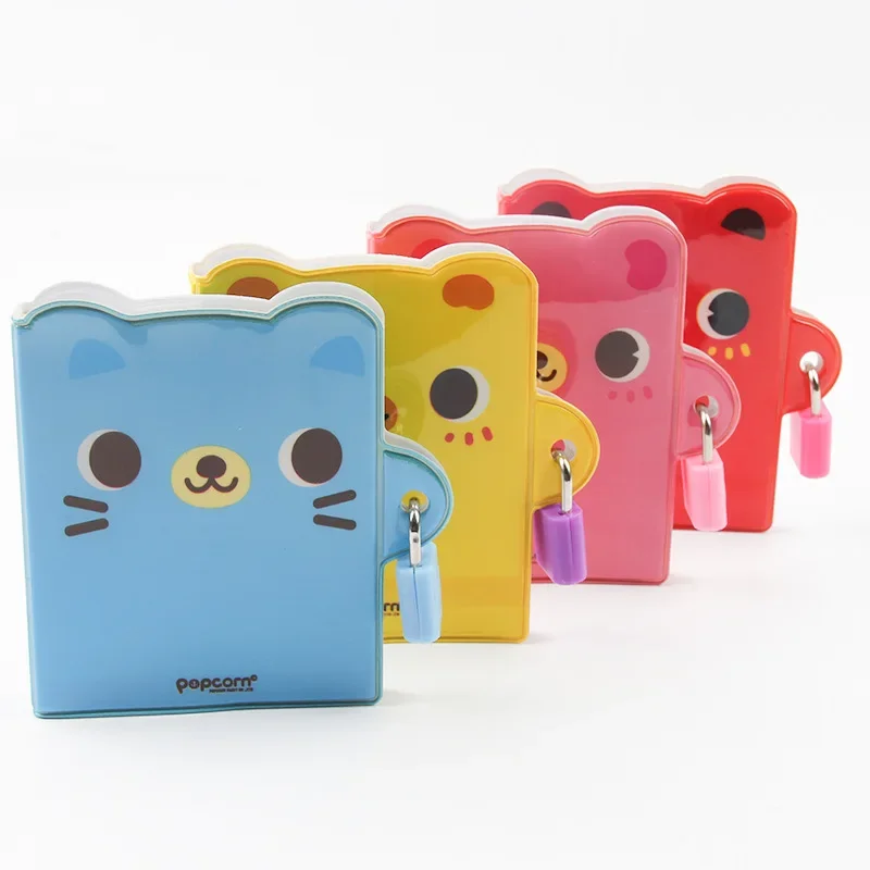 Cute Cartoon Password Diário, Creative Papelaria coreana