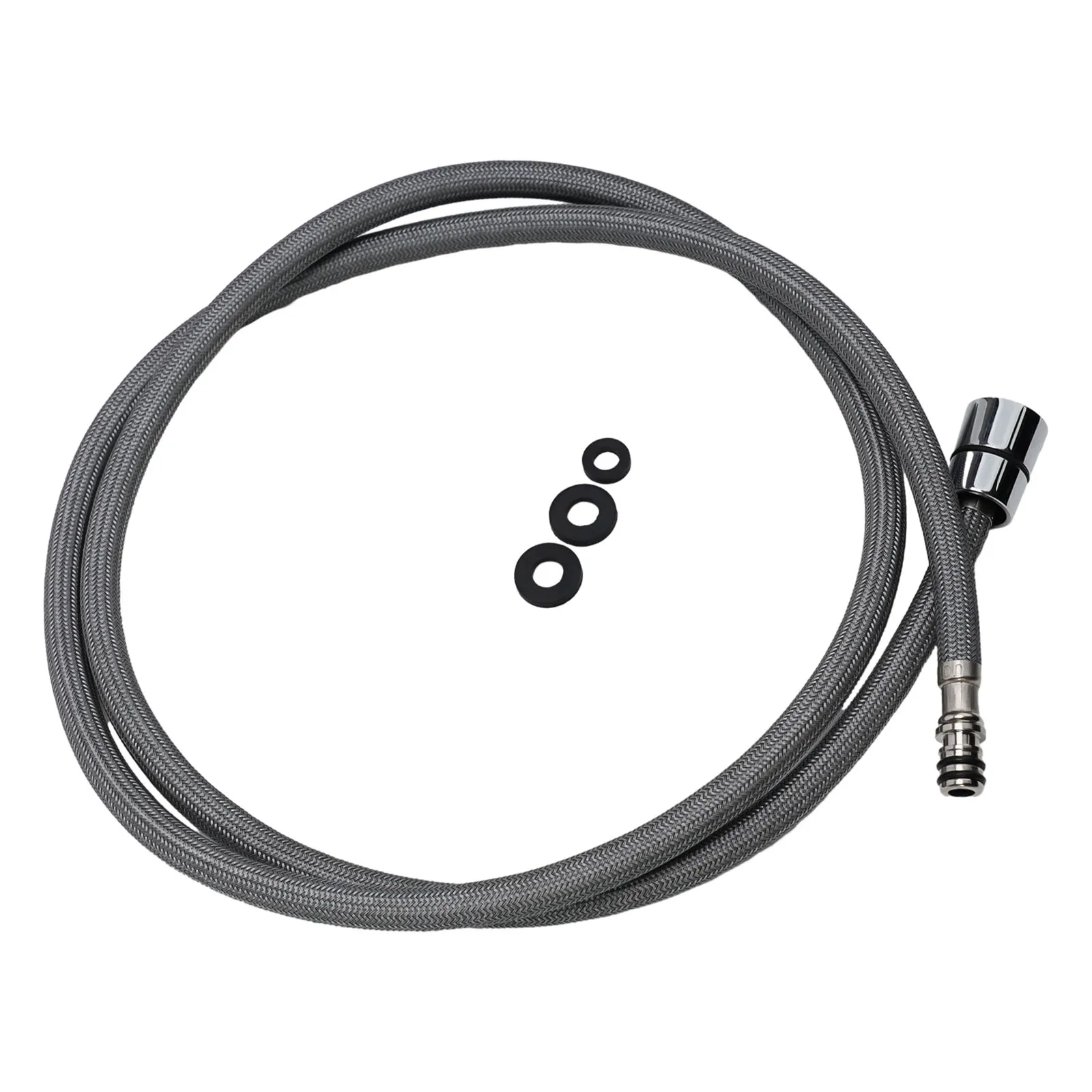 Faucet Hose Compatible With For H-ansgrohe Kitchen Faucets NSF Certified Metal And Nylon Construction 59 Inch Length