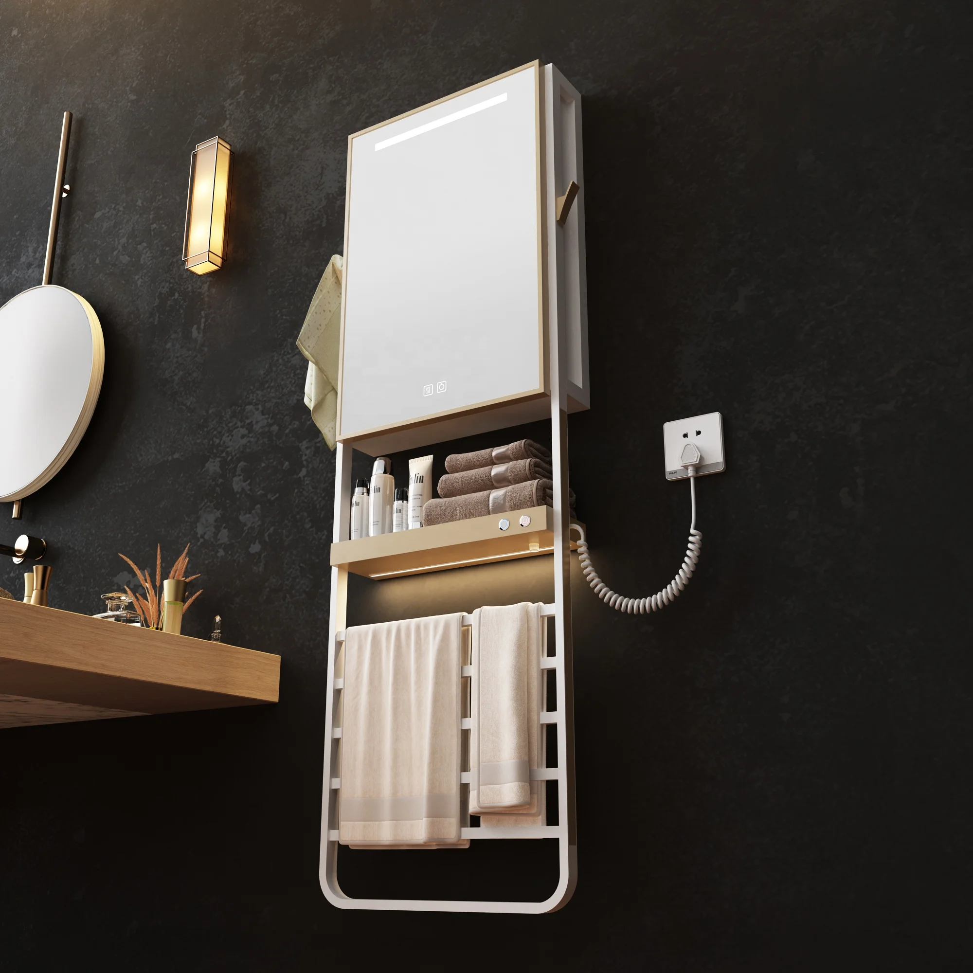 Hot Sale Electric Towel Hanger Rack Bathroom Heated Towel Rack Heated Drying Rack