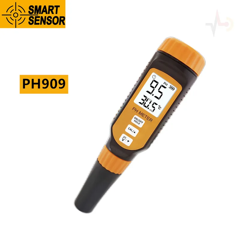 Ph tester Xima ph909 digital display industrial pH meter Acidimeter high precision pH test pen