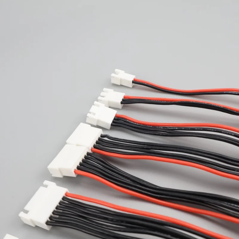 5PCS 10cm 1S/2S/3S/4S/5S/6S/7S/8SBatterie Balance Ladegerät Silikon Draht Verlängerung Blei JST-XH Stecker Adapter Stecker für RC Drone – Detail 5
