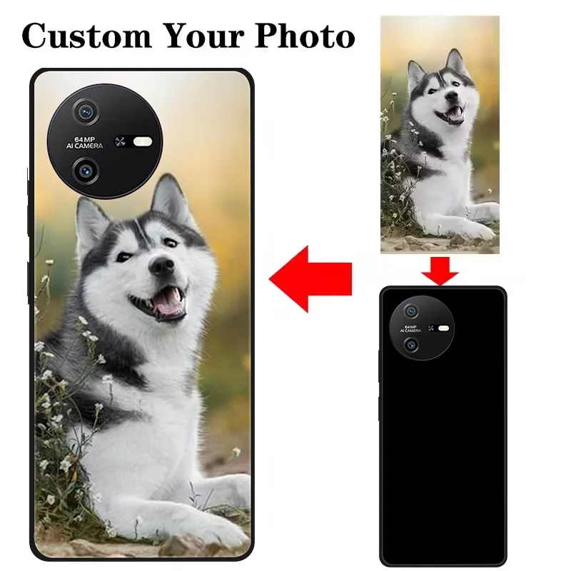 Custom Case for Oscal Tiger 12 Personalize Picture Cover For Blackview Shark 8 Oscal Tiger12 Fundas DIY Photo Black Matte Cases