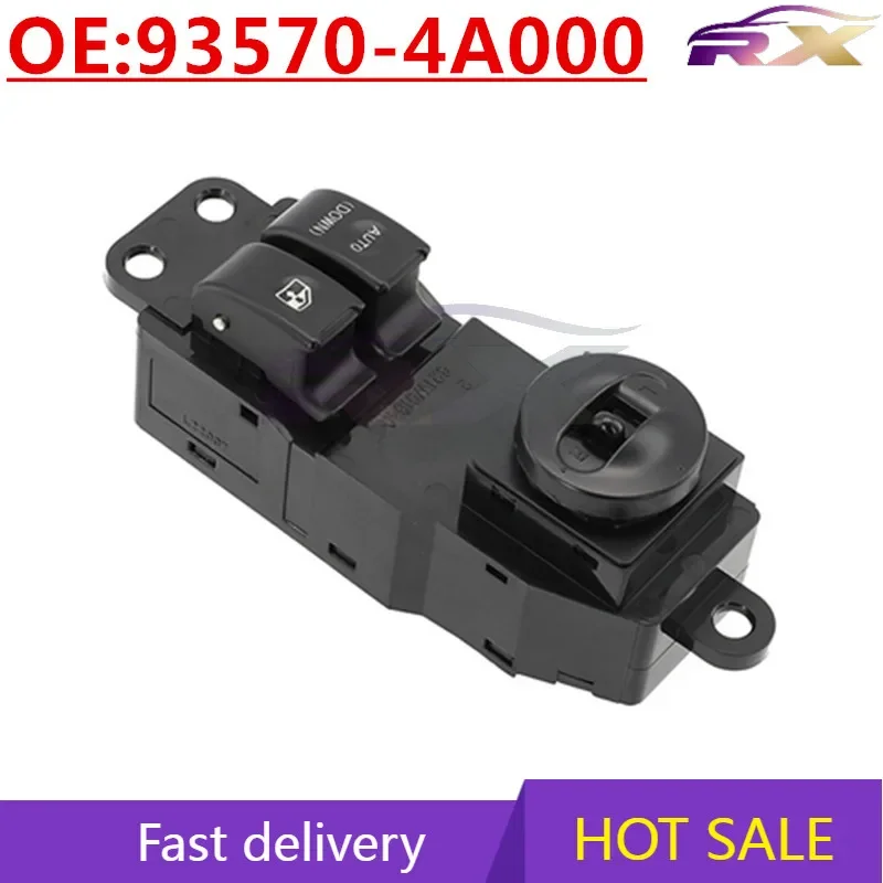 NEW:93570-4A000 Power Window Master Control Switch For Hyundai Refine