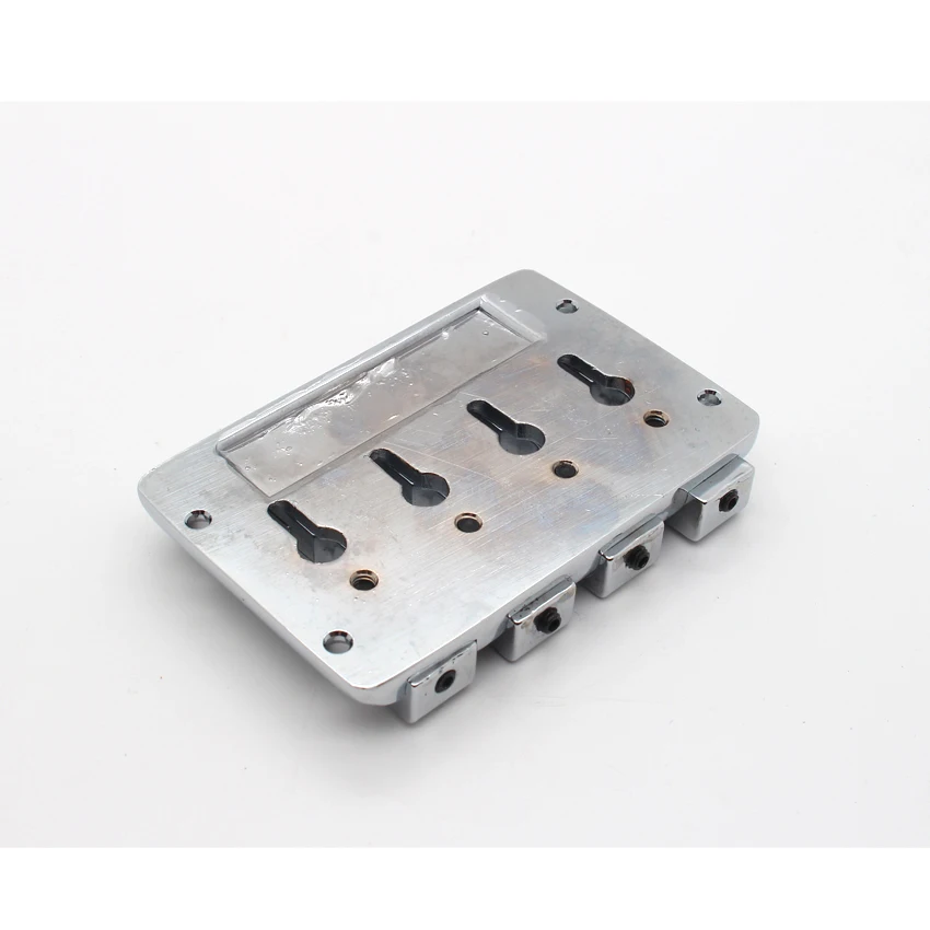 NEW 4 string Bass guitar bridge BB204 Chrome