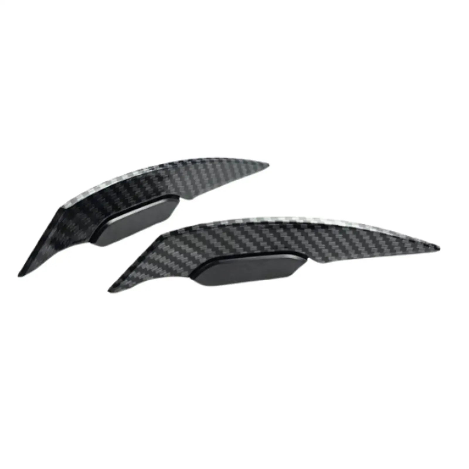 2 Pieces Aerodynamic Wing Spoiler Kit Electric Bike Headlight Stickers Versatile,Motorcycle Decorative Adhesive Strips universal