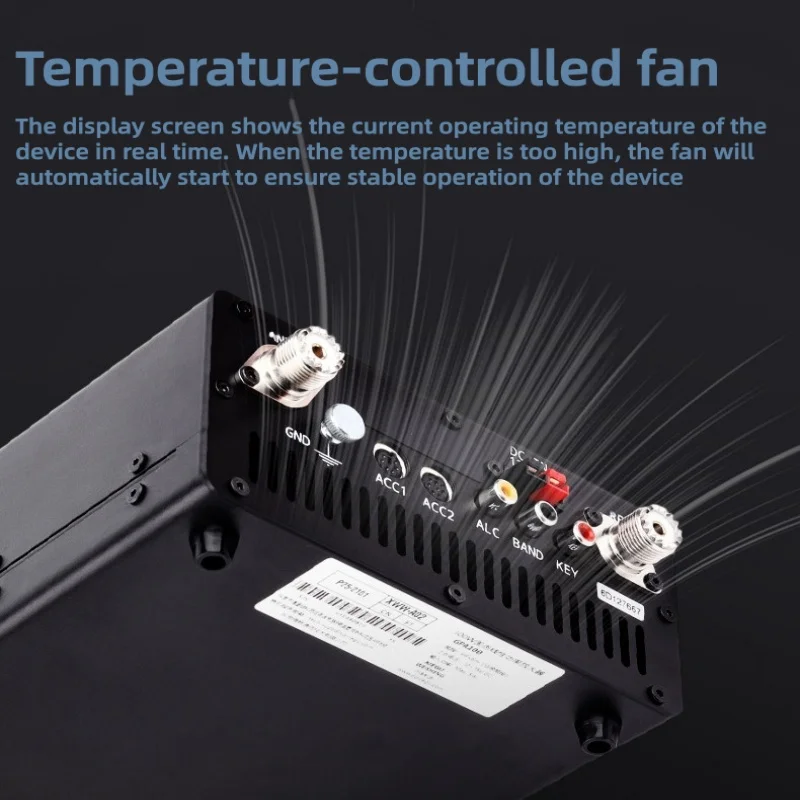 GPA100 100W Linear Amplifier 1.8-54MHz Shortwave Radio X6100 X6200 G90 G106C  DC12-15v HF Band High Performance Linear Amplifier