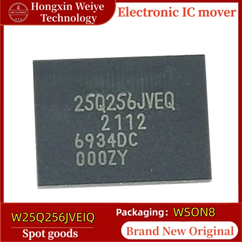 5/10 PCS W25Q256JVEIQ WSON8 2.7V~3.6V 32MB 256Mbit Memory IC Brand New In Stock