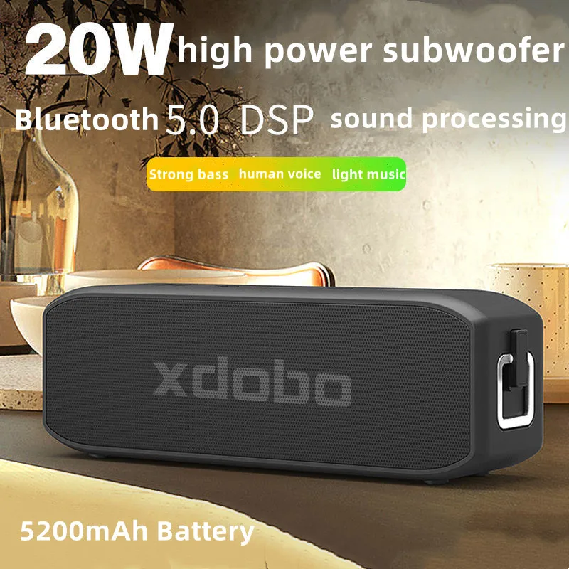 

Top 20W Power Sound Bar Bluetooth Speaker Waterproof Outdoor Column Portable Subwoofer with TWS TF Music center for Computer