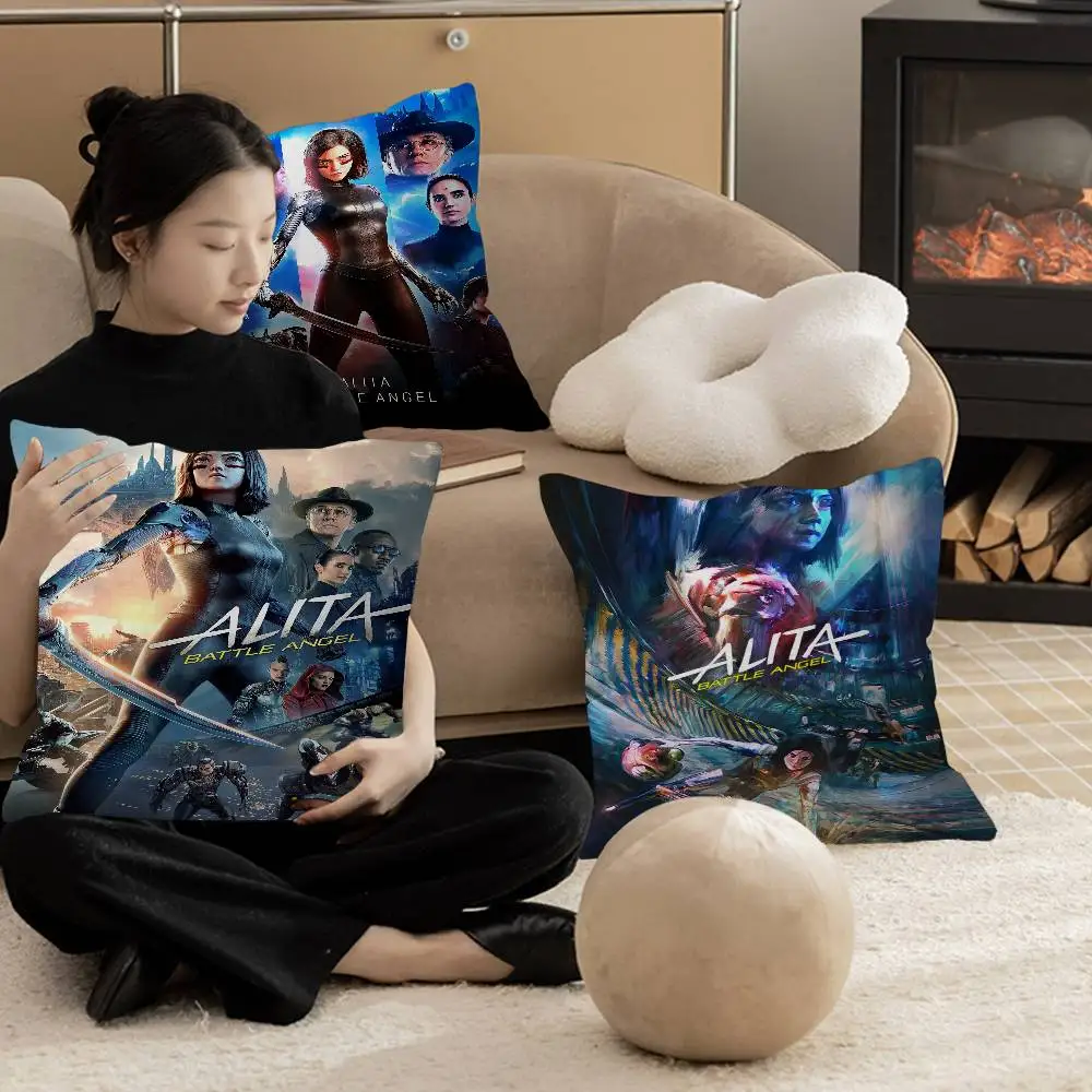 

Декоративная наволочка Alita Battle Angel для дивана, домашнего декора, чехол для подушки