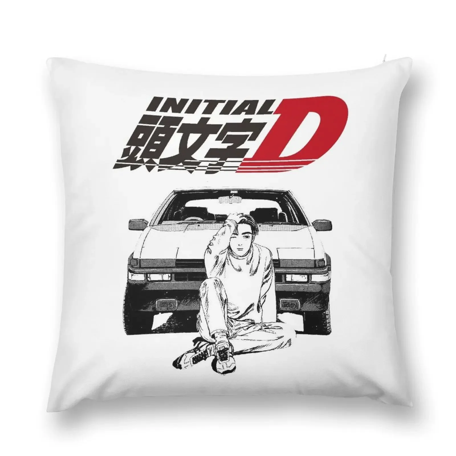 Initial D Throw Pillow Sofas Covers Pillow Decor pillow