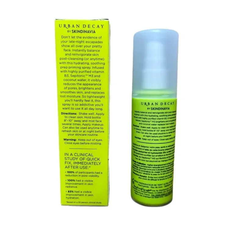 Urban Decay City Makeup Moisturizing Spray 118ML, Long-term Oil Control and Hydrating Skin Care