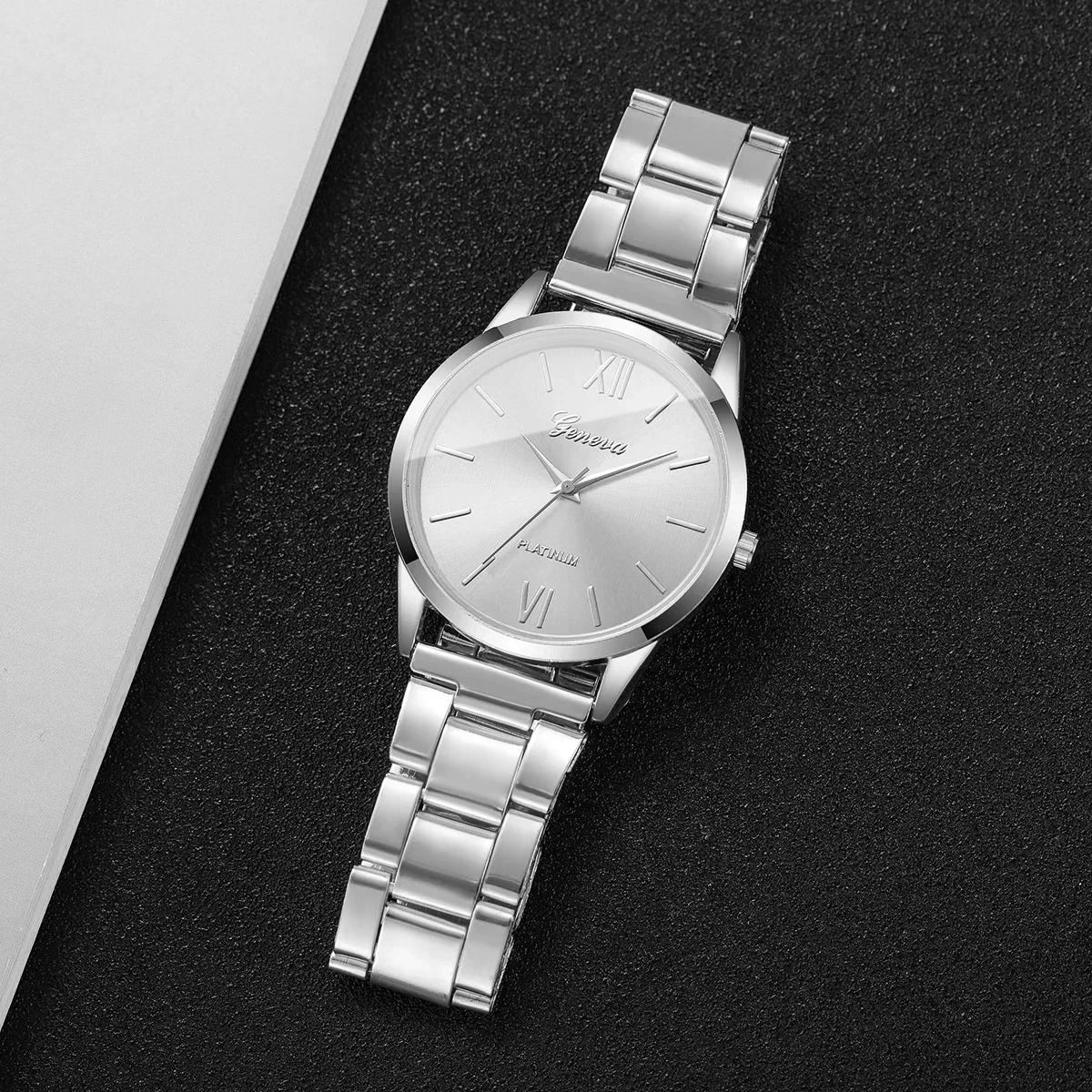 

1/2/3 Pieces Fashion Women Watches Set Simple Roma Quartz Dial Watch for Ladies Watch Mujer (Without Box)