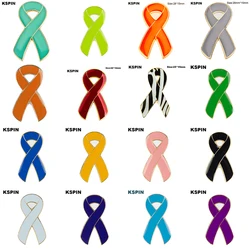 Red Aids Ribbons Badge Brooch Lapel Pins Flag Lapel Pins Badge