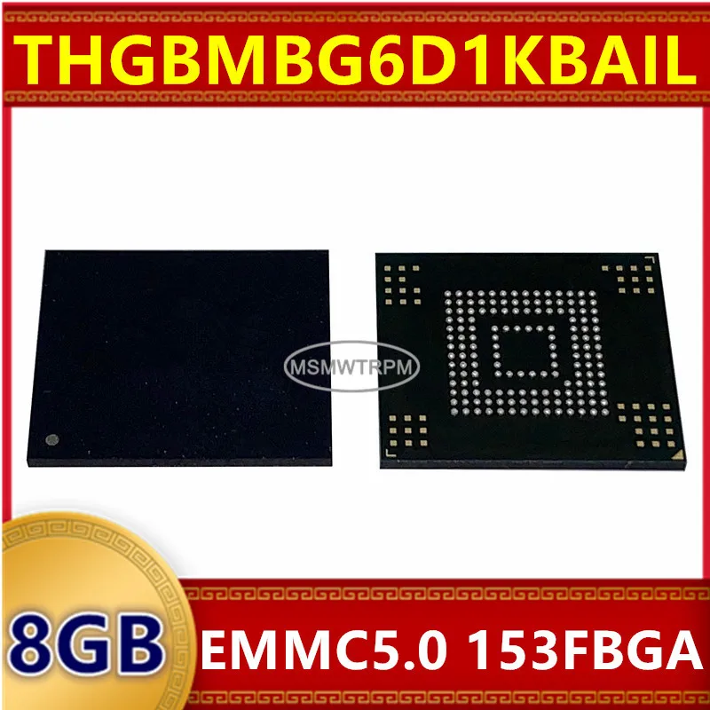 Geheugenchip IC THGBMFG6C1LBAIL THGBMBG6D1KBAIL THGBMAG6A2JBAIR 8GB EMMC4.5 153FBGA Geïntegreerde Schakelingen Nieuwe Originele Op Voorraad