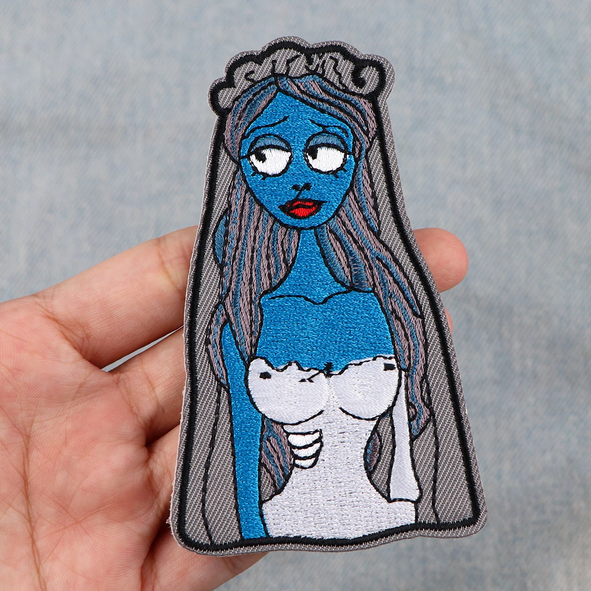 Horror Movies Series Patch Embroidered Patches For Clothing Stripes DIY Iron on Patches For Clothes Jackets Sew Stickers