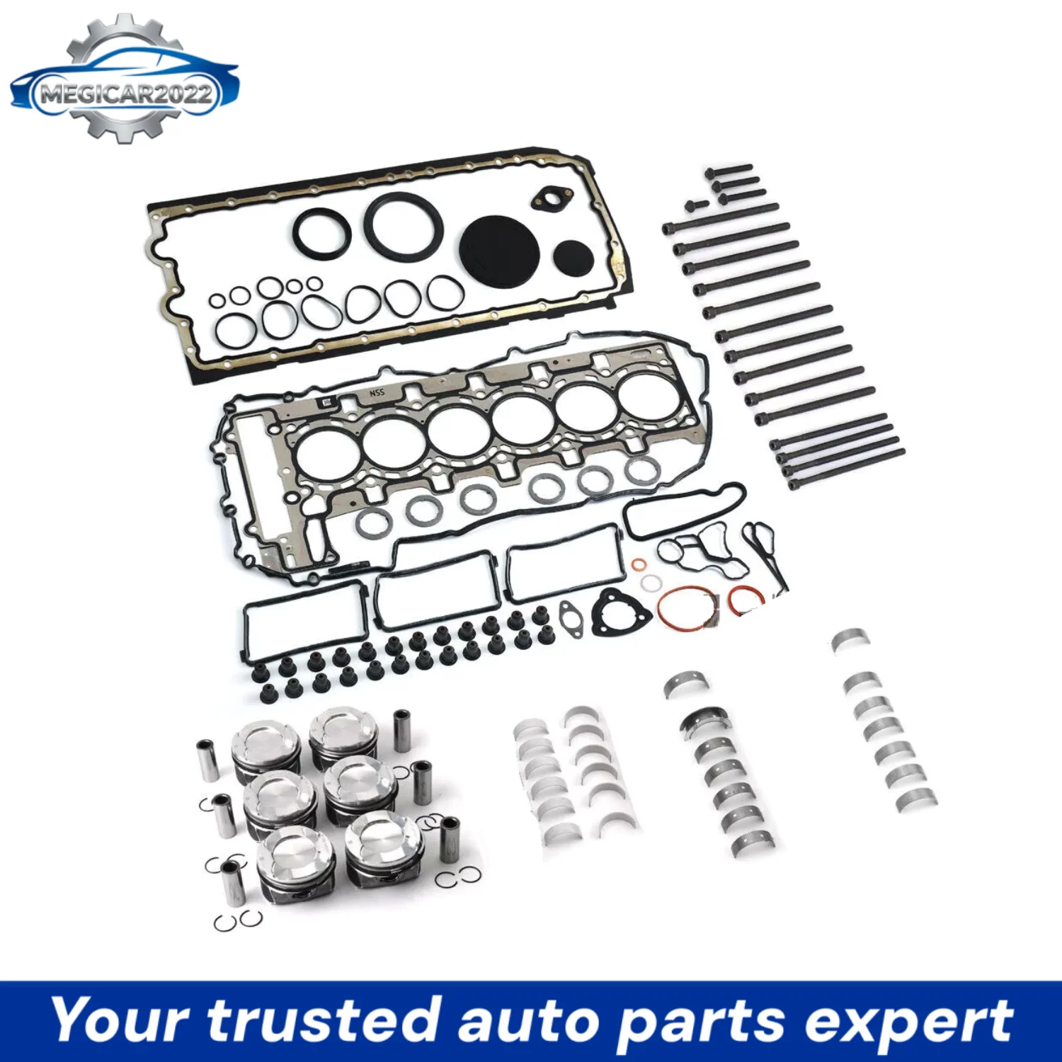 N55 Engine Overhaul Rebuilding Kit For BMW 135i 335i 435i 535i 640i 740i X1 X3 X4 X5 X6 F30 F32 F25 F10 F15 E71 11258619196