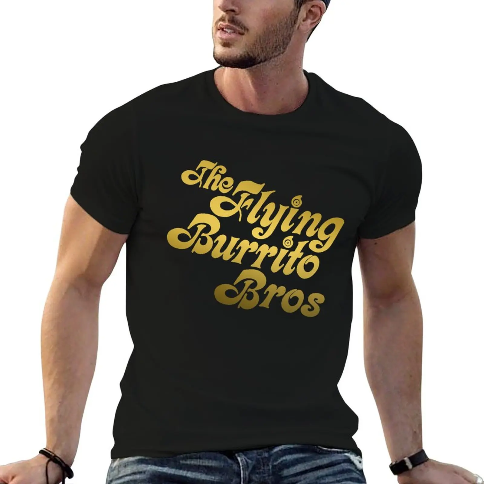 The Byrds Mr Tambourine - The Flying Burrito Bros Essential Text classic T-Shirt man clothes mens funny t shirts