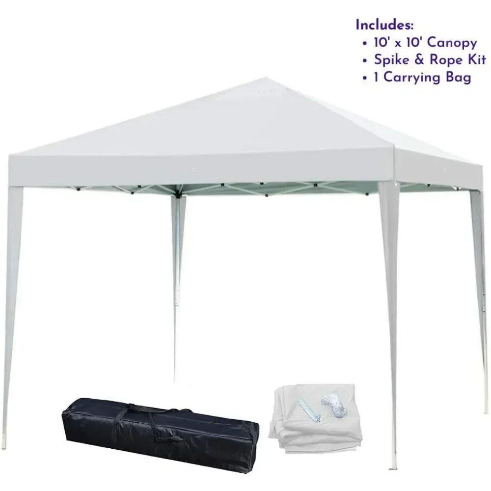 

Canopy 10' X 10' Canopy Tent Gazebo With Dressed Legs Garden White Freight Free Camping Supplies Waterproof Outdoor Awnings