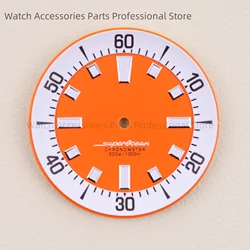 NH35 Watch Dial 33.5mm Dial Green Luminous Dial fit NH35 NH36 Mechanical Movement Mod Watch Dial