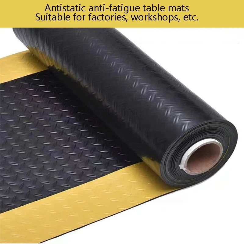 Anti-Static Anti-Fatigue Floor Mats High Elastic Wear-Resistant Non-Slip Foot Mats Factory Workshop Rubber Floor Mats