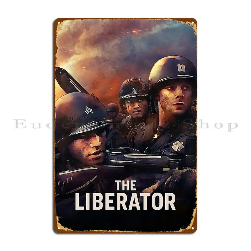 The Liberator Metal Plaque Poster Wall Pub Custom Bar Party Cinema Tin Sign Poster