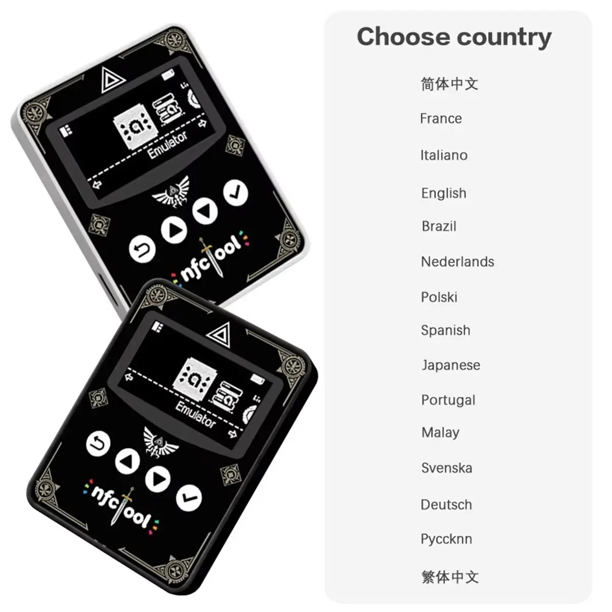 DT75BG New Button-Operated Edition Smart NFC Pixl. Simulator for Switch for Switch 2 for for U for 14 Languages A