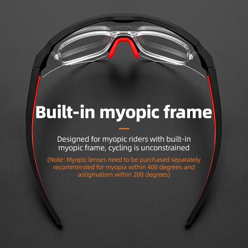 ROCKBROS Photochromic Anit-fog Bicycle Glasses UV400 Sun Protection Bike Sunglasses Sports Run MTB Road Cycling Eyewear Goggles - 3