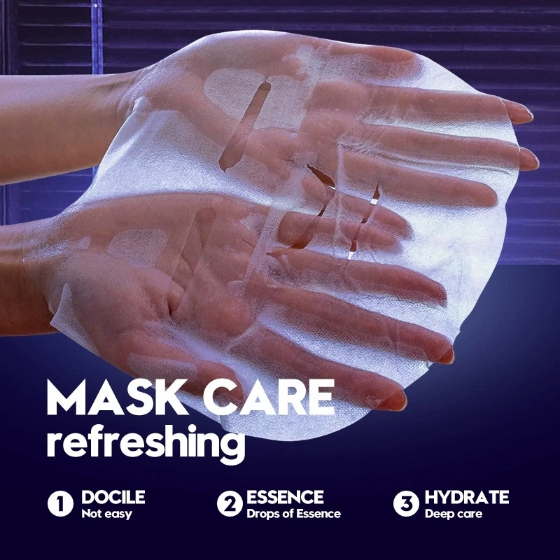 5 قطعة SADOER الرجال قناع الوجه المضادة للتجاعيد ترطيب النفط السيطرة مكافحة الشيخوخة ترطيب أقنعة الوجه ورقة قناع العناية بالبشرة