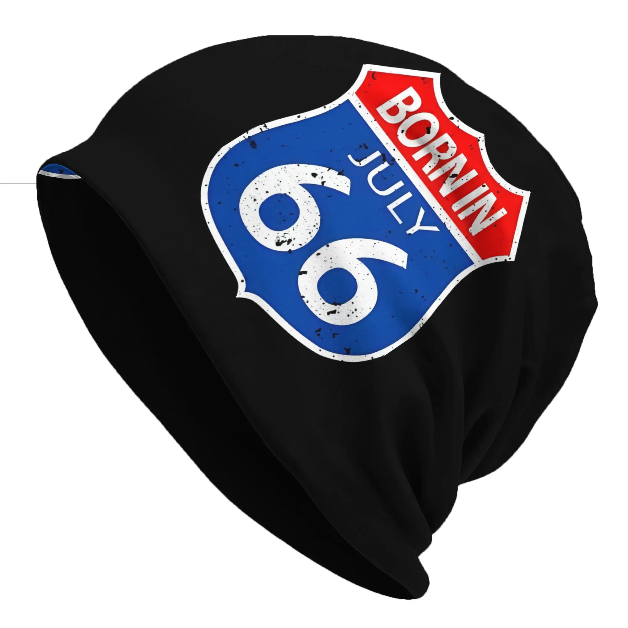 Graffiti Hat Born In July 66 Fashion Caps For Men Women 60 Years Skullies Beanies Ski Caps Soft Bonnet Hats