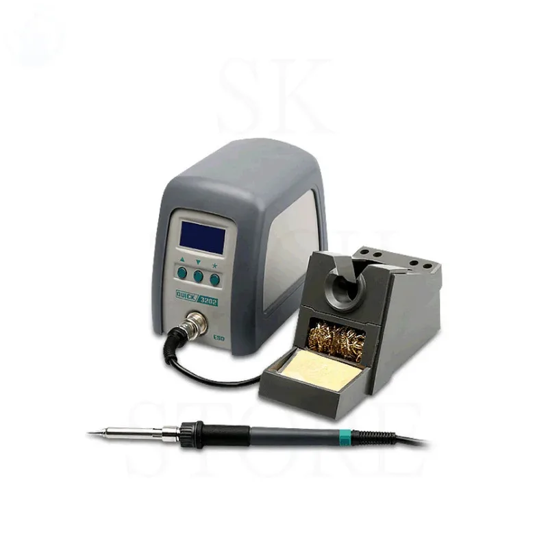 Quick 3202 3205 Intelligent Lead-Free Soldering Station Daul Digital Display With Soldering Iron 150W High Power Welding Station